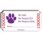 Paw Print Roll Ticket