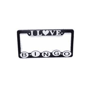 Bingo License Plate Frame