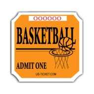 Basketball Roll Tickets