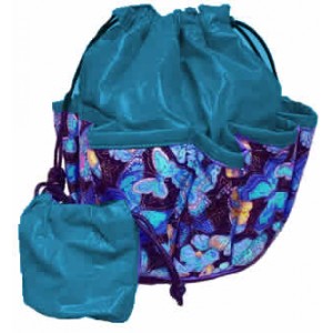 Deluxe Butterflies and Flowers Bingo Bag