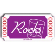 On the Rocks Bar Drink Tickets