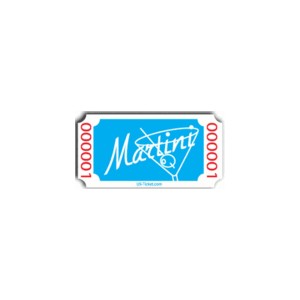 Martini Drink Bar Ticket