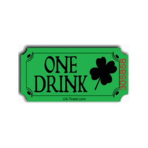 St. Patrick's One Drink Ticket