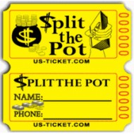 Split the Pot Double Roll Raffle Tickets