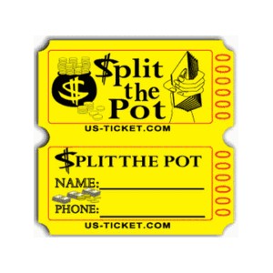 Split the Pot Double Roll Raffle Tickets