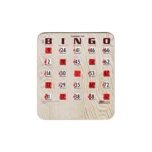 Finger Tip Bingo Shutter Slide Cards 