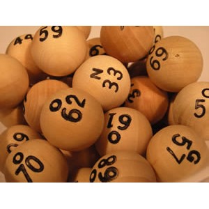 Superior 7/8 inch Wooden Bingo Balls