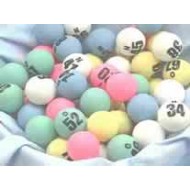 BINGO BALL- MULTI W/ 1 JUMBO NUMBER