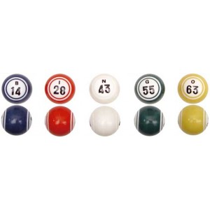 Double Number Bingo Balls