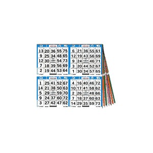 4 On 15 Up Bingo Paper (50 Books)