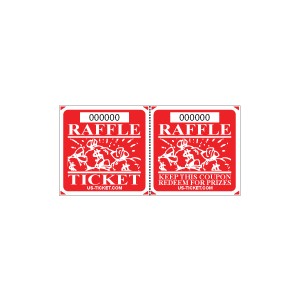 Large Double Raffle Ticket
