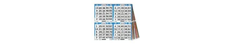 4 ON Bingo Paper